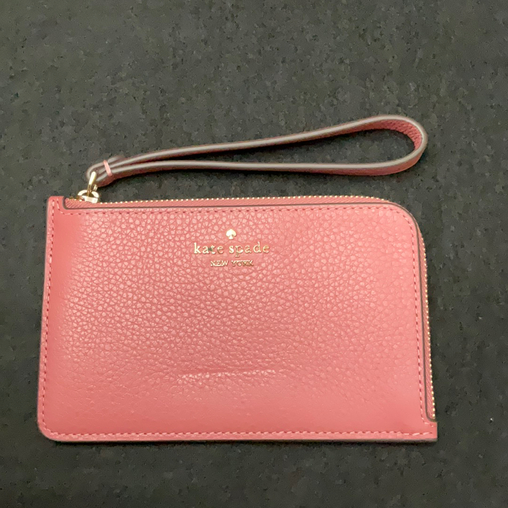 Kate Spade Leila Medium L-zip Wristlet-Mauve